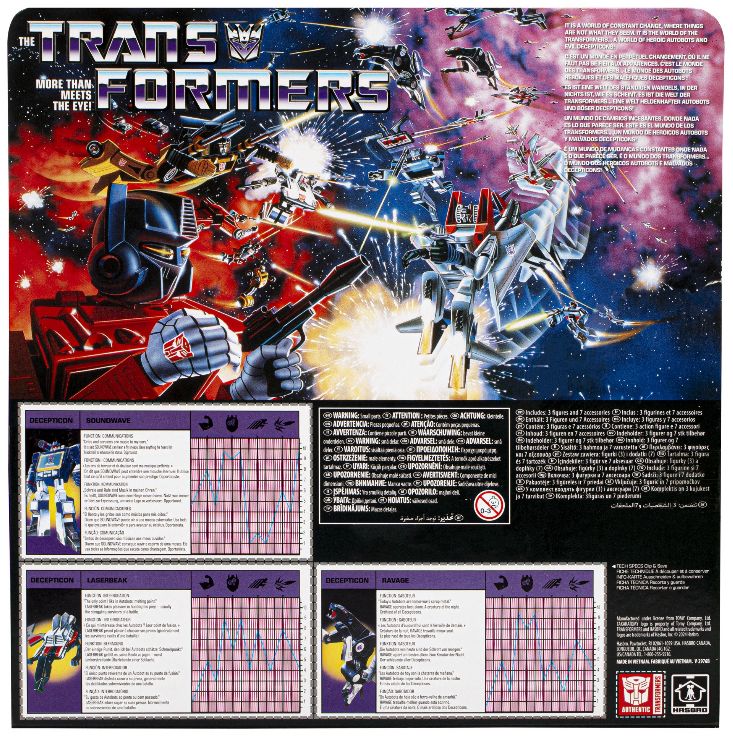 40th Anniversary G1 Retro Blaster & Steeljaw, Soundwave